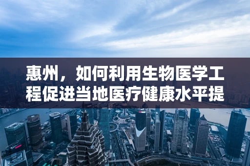 惠州，如何利用生物医学工程促进当地医疗健康水平提升？