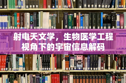 射电天文学，生物医学工程视角下的宇宙信息解码