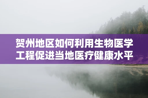 贺州地区如何利用生物医学工程促进当地医疗健康水平提升？