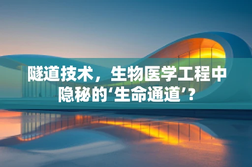 隧道技术，生物医学工程中隐秘的‘生命通道’？