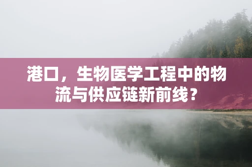 港口，生物医学工程中的物流与供应链新前线？