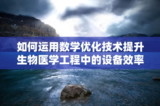 如何运用数学优化技术提升生物医学工程中的设备效率？