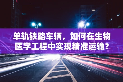 单轨铁路车辆，如何在生物医学工程中实现精准运输？