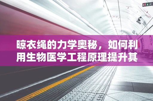 晾衣绳的力学奥秘，如何利用生物医学工程原理提升其耐用性与安全性？