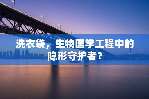 洗衣袋，生物医学工程中的隐形守护者？