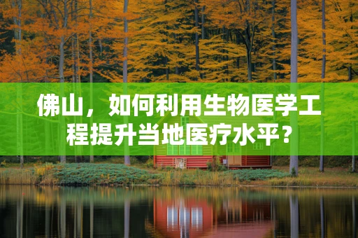 佛山，如何利用生物医学工程提升当地医疗水平？