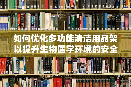 如何优化多功能清洁用品架以提升生物医学环境的安全与效率？