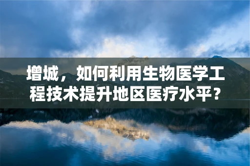 增城，如何利用生物医学工程技术提升地区医疗水平？