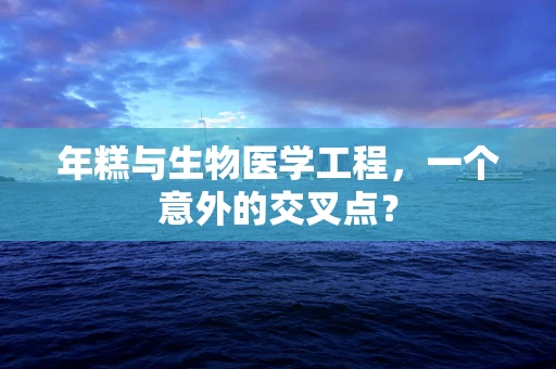 年糕与生物医学工程，一个意外的交叉点？