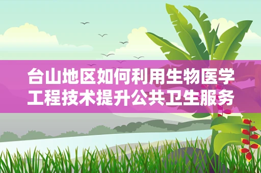 台山地区如何利用生物医学工程技术提升公共卫生服务？