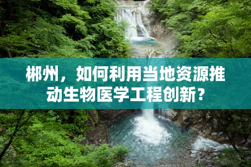 郴州，如何利用当地资源推动生物医学工程创新？