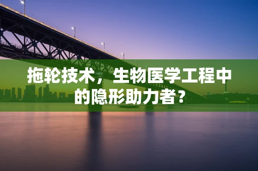 拖轮技术，生物医学工程中的隐形助力者？