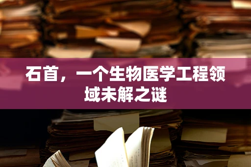 石首，一个生物医学工程领域未解之谜