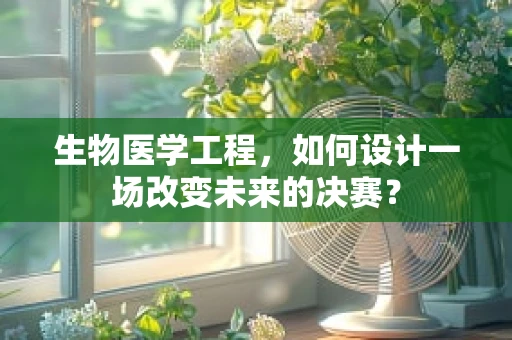 生物医学工程，如何设计一场改变未来的决赛？