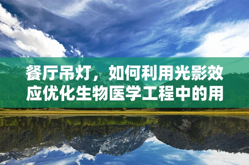 餐厅吊灯，如何利用光影效应优化生物医学工程中的用餐体验？