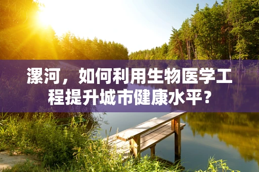 漯河，如何利用生物医学工程提升城市健康水平？