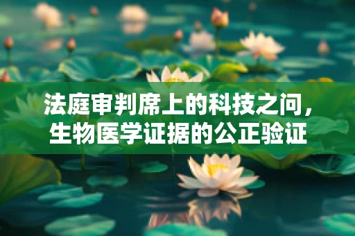 法庭审判席上的科技之问，生物医学证据的公正验证