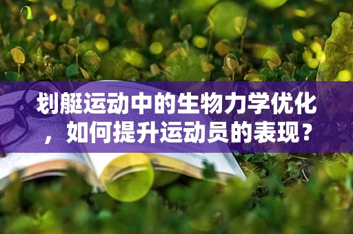 划艇运动中的生物力学优化，如何提升运动员的表现？