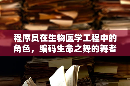 程序员在生物医学工程中的角色，编码生命之舞的舞者？