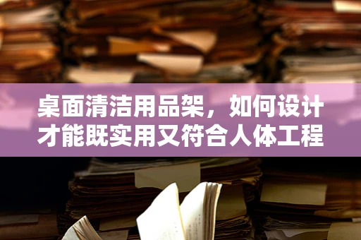 桌面清洁用品架，如何设计才能既实用又符合人体工程学？