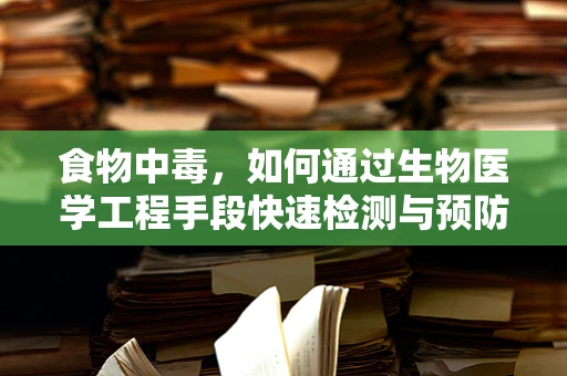 食物中毒，如何通过生物医学工程手段快速检测与预防？