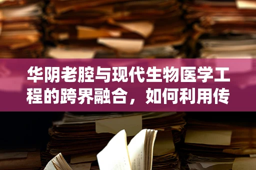 华阴老腔与现代生物医学工程的跨界融合，如何利用传统音乐激发创新灵感？