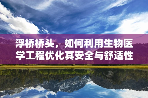 浮桥桥头，如何利用生物医学工程优化其安全与舒适性？